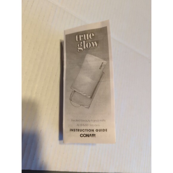 Conair True Glow Complete Clean Spa Heated Beauty Mitts Soft Skin Hand Warmer - Picture 9 of 9